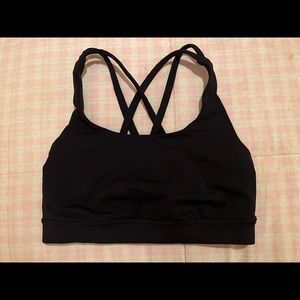 Lululemon Sports Bra Black, Size 4